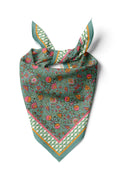 Floral Patterned Cotton Bandana - Cotton Bandana Scarf for Everyday Use