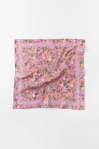 Pink Floral Bandana - Stylish Women's Bandana Scarf