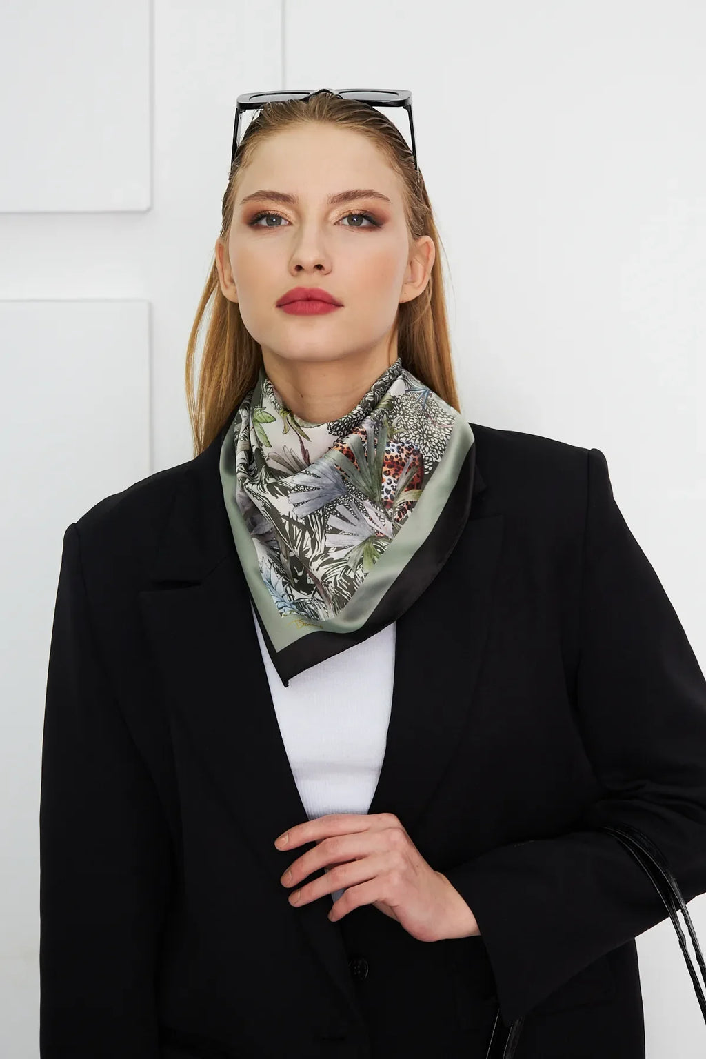 Leopard Print Scarf - Colorful Patterned Women's Scarf