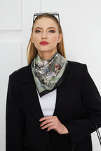 Leopard Print Scarf - Colorful Patterned Women's Scarf