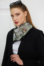 Leopard Print Scarf - Colorful Patterned Women's Scarf