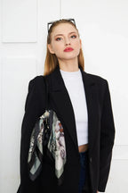 Leopard Print Scarf - Colorful Patterned Women's Scarf
