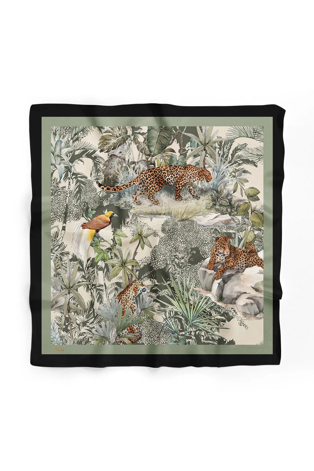 Leopard Print Scarf - Colorful Patterned Women's Scarf