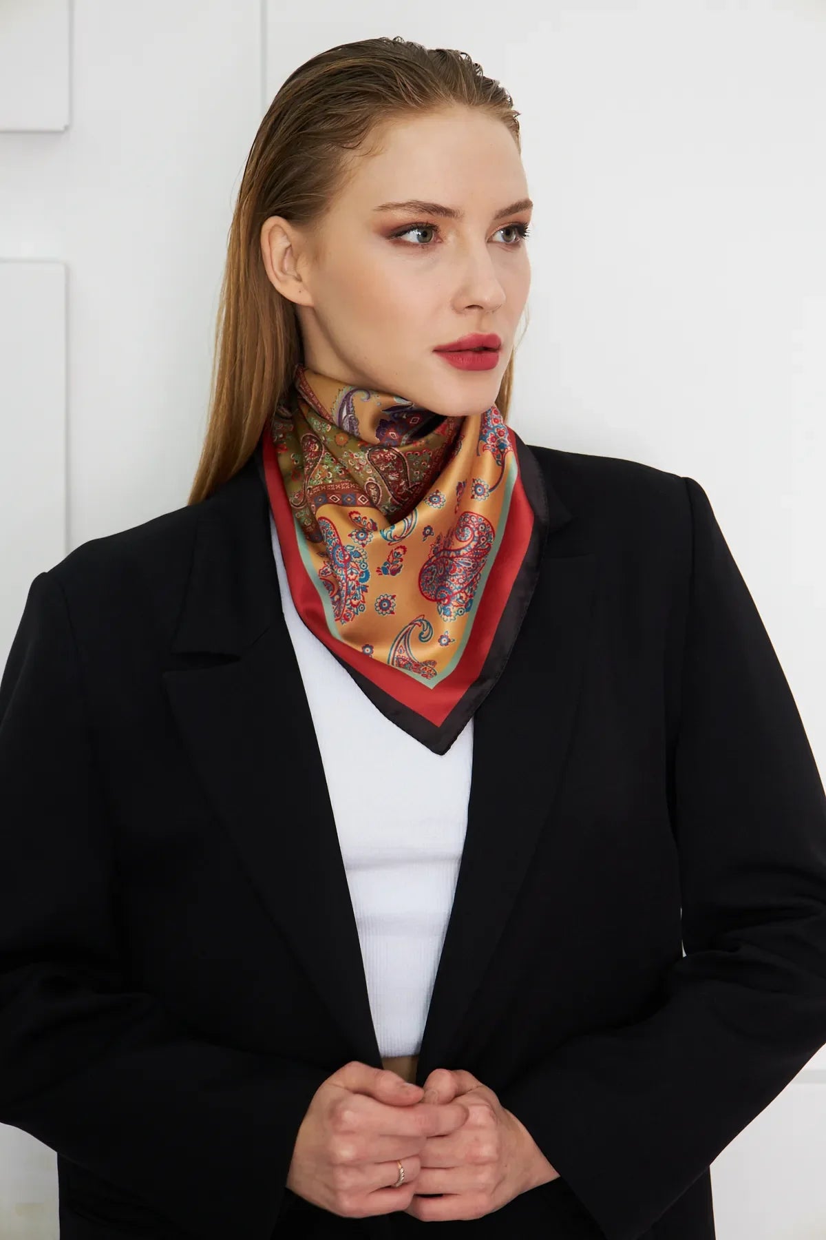 Women's Ethnic Patterned Scarf Bandana - Stylish Women's Bandana Scarf