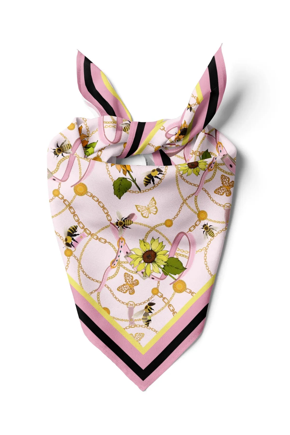 Women's Chain Pattern Scarf Bandana - Stylish Women's Bandana Scarf