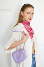 Women's Pink Floral Pattern Scarf Bandana - Stylish Women's Bandana Scarf