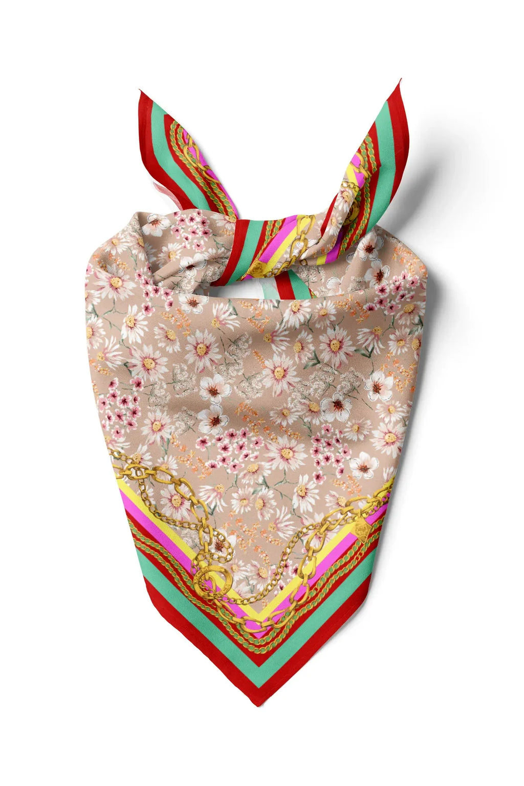 Women's Floral Pattern Scarf Bandana - Stylish Women's Bandana Scarf