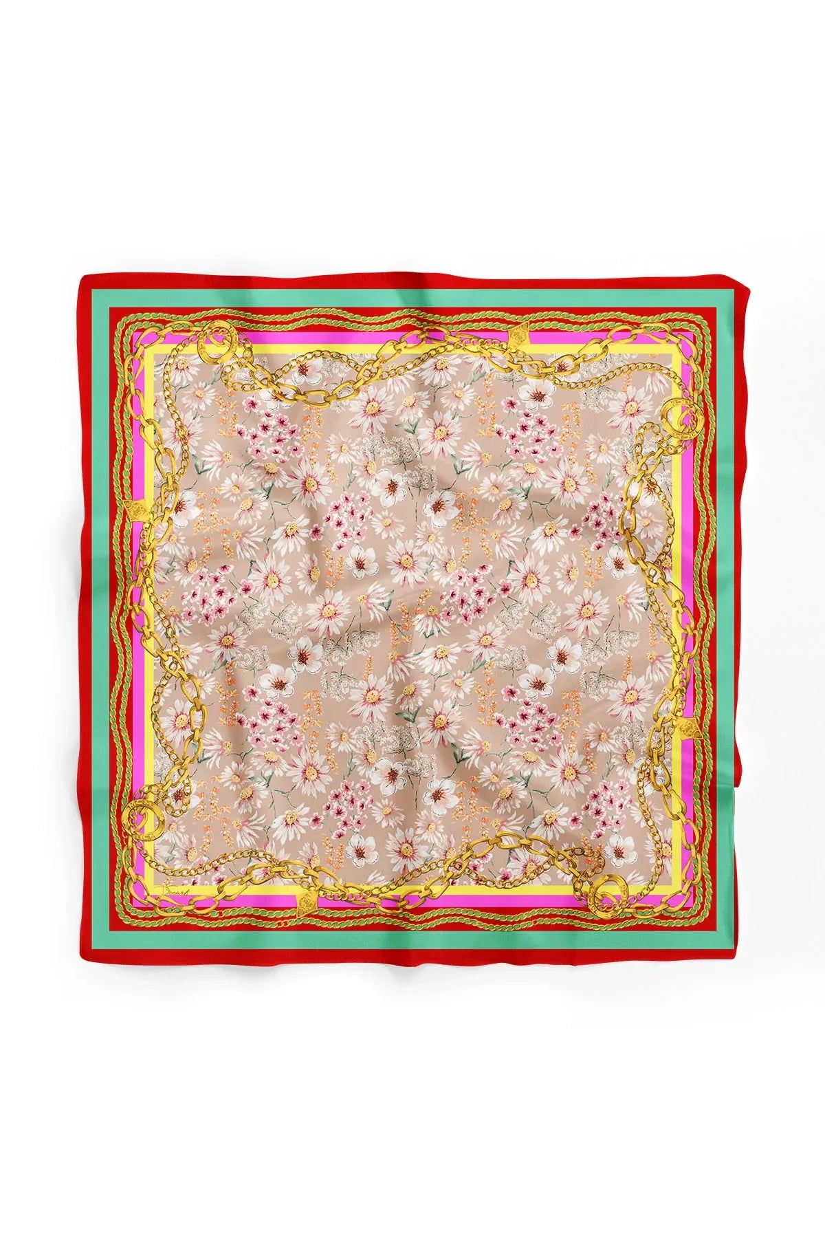 Women's Floral Pattern Scarf Bandana - Stylish Women's Bandana Scarf