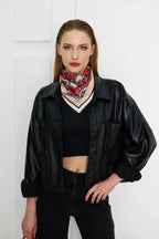 Women's Floral Pattern Scarf Bandana - Stylish Women's Bandana Scarf