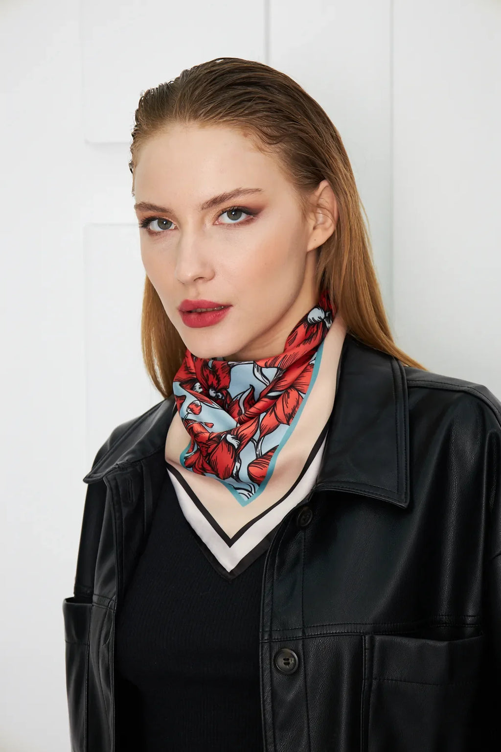 Women's Floral Pattern Scarf Bandana - Stylish Women's Bandana Scarf