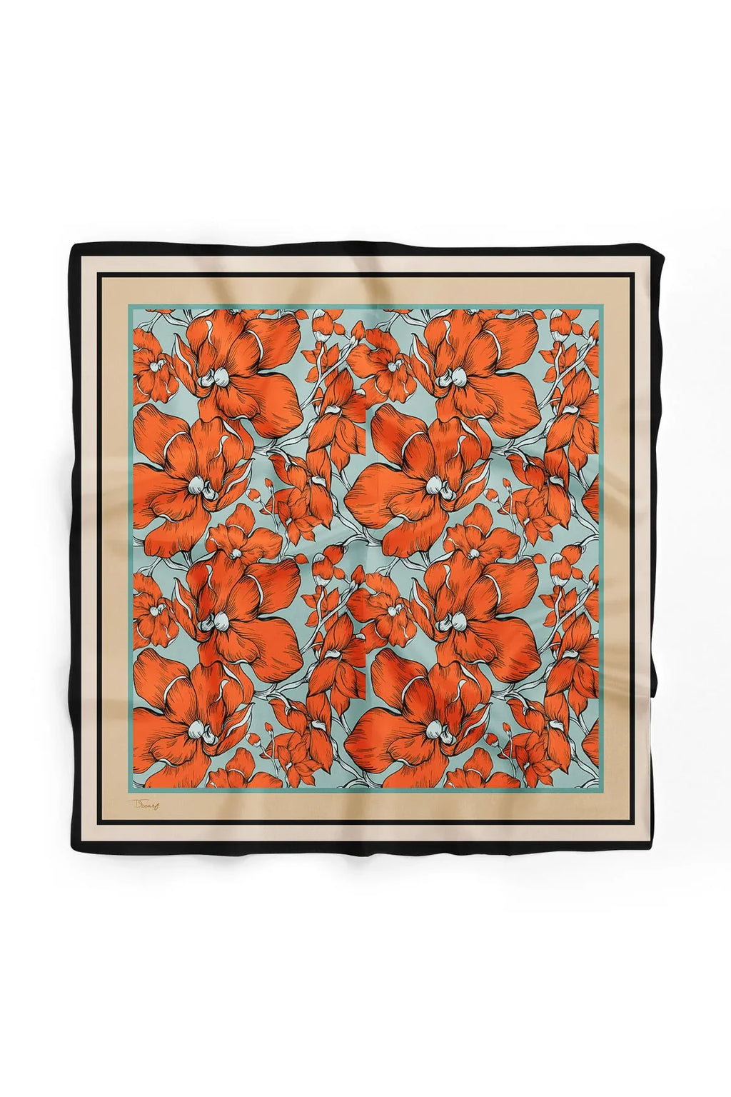 Women's Floral Pattern Scarf Bandana - Stylish Women's Bandana Scarf