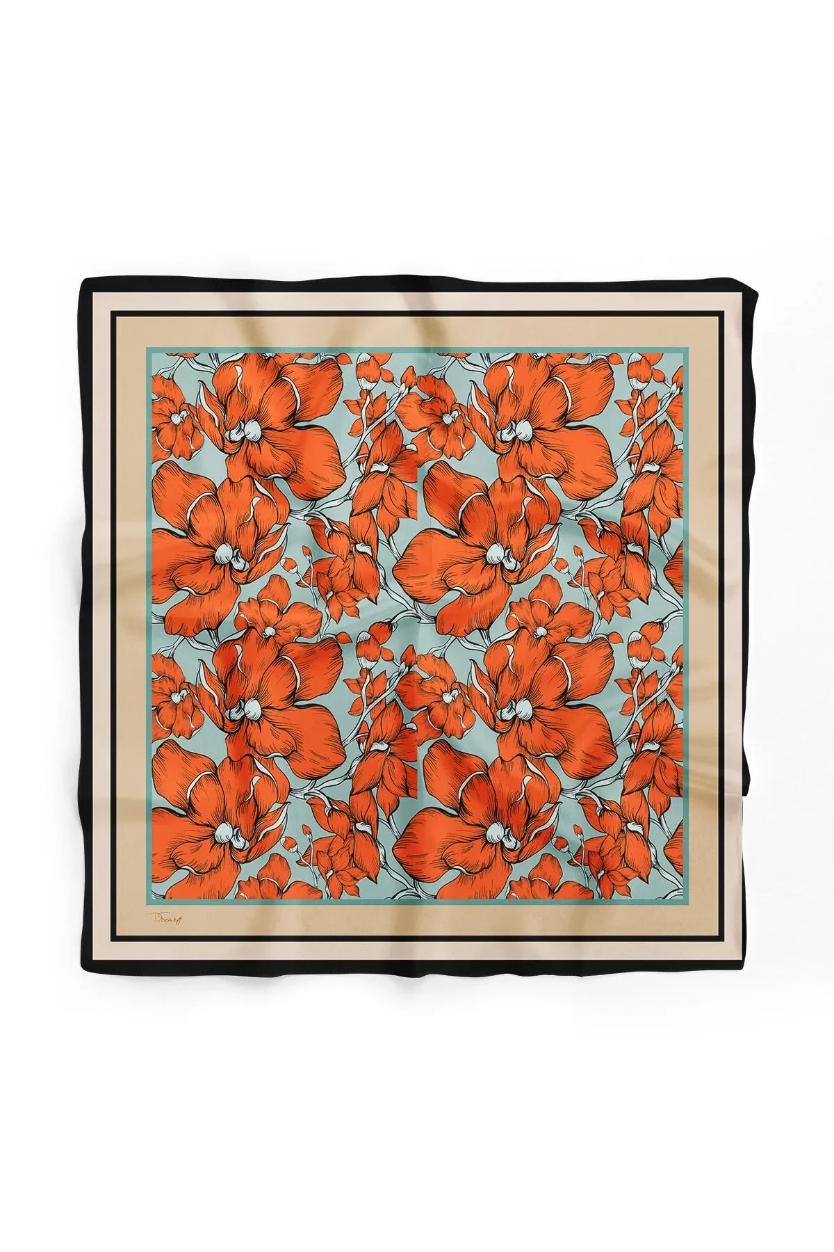 Women's Floral Pattern Scarf Bandana - Stylish Women's Bandana Scarf