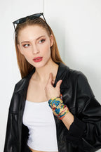 Women's Floral Pattern Scarf Bandana - Stylish Women's Bandana Scarf