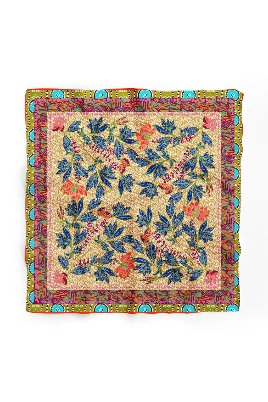 Women's Floral Pattern Scarf Bandana - Stylish Women's Bandana Scarf