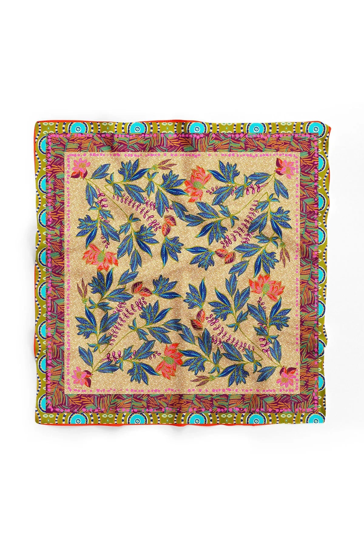 Women's Floral Pattern Scarf Bandana - Stylish Women's Bandana Scarf
