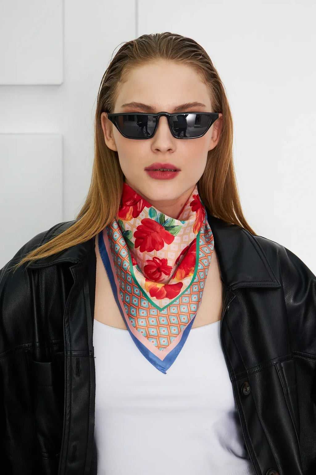 Women's Floral Pattern Scarf Bandana - Stylish Women's Bandana Scarf