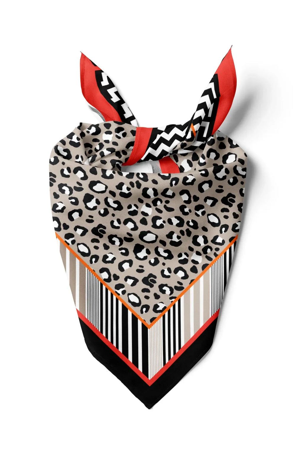 Women's Leopard Print Scarf Bandana - Stylish Women's Bandana Scarf