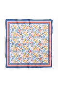 Blue Floral Pattern Women's Scarf - Colorful Pattern Women's Scarf