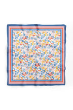 Blue Floral Pattern Women's Scarf - Colorful Pattern Women's Scarf