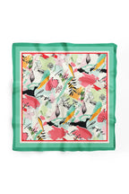Green Patterned Women's Scarf - Colorful Patterned Women's Scarf