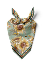 Sunflower Patterned Scarf - Colorful Patterned Women's Scarf