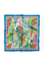 Tropical Patterned Scarf - Colorful Patterned Women's Scarf