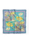 Floral Patterned Scarf - Colorful Patterned Women's Scarf