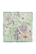 Floral Patterned Scarf - Colorful Patterned Women's Scarf