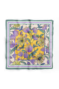 Floral Patterned Scarf - Colorful Patterned Women's Scarf