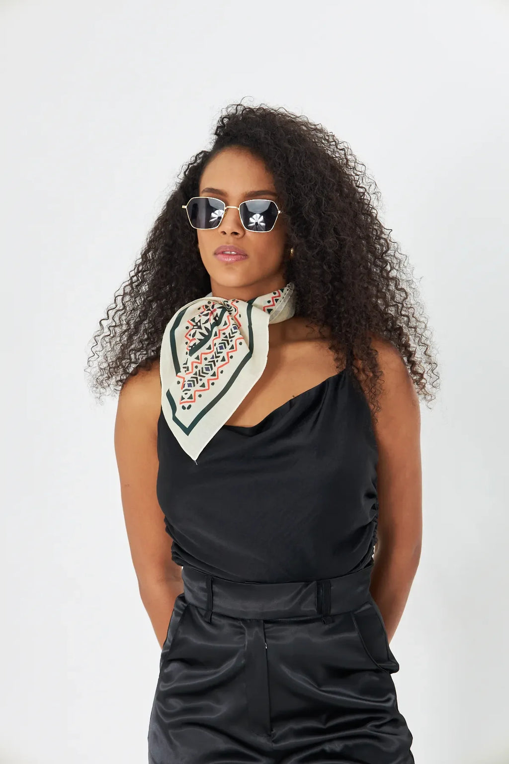 Cotton Bandana Scarf 70cm - Cotton Bandana Scarf for Everyday Use
