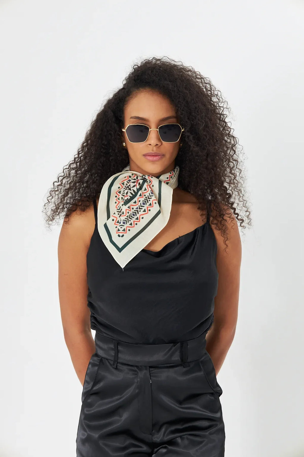Cotton Bandana Scarf 70cm - Cotton Bandana Scarf for Everyday Use