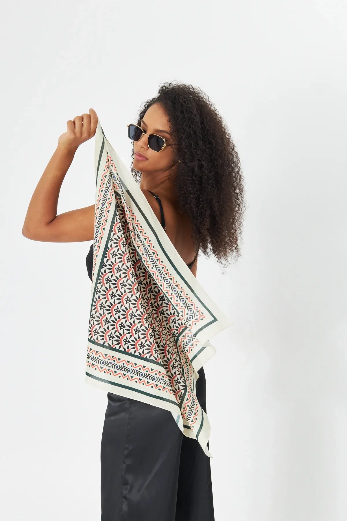 Cotton Bandana Scarf 70cm - Cotton Bandana Scarf for Everyday Use
